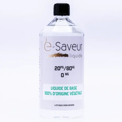 e-saveur liquide 20pg 80vg