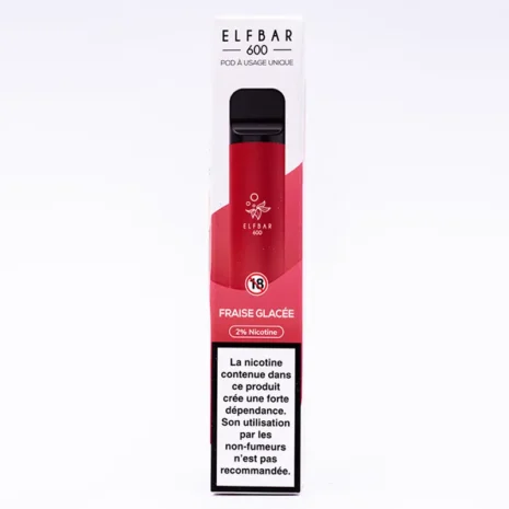 elfbar Strawberry Ice Einweg E-Zigarette.