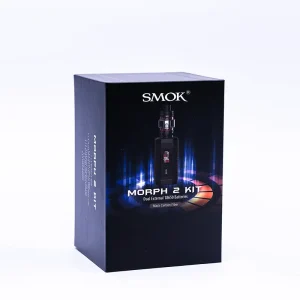smok morph 2 kit dual external battery black carbon fiber