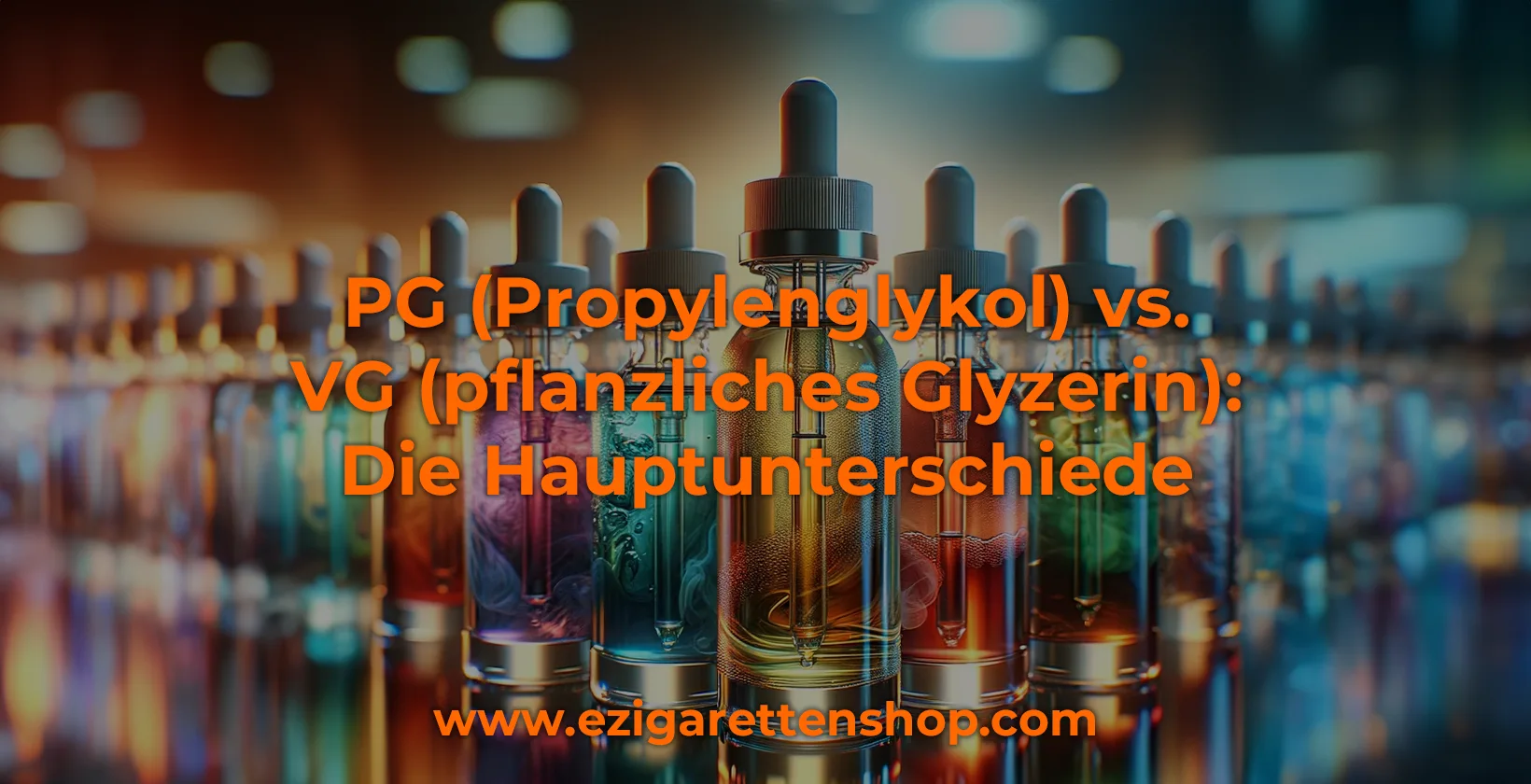 PG (Propylene Glycol) vs. VG (Vegetable Glycerin)